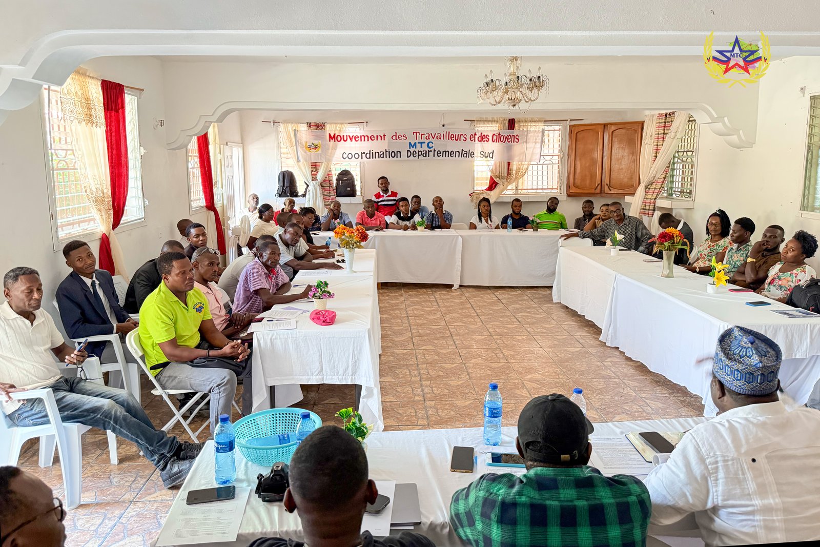 Atelier de travail dans le departement du sud (les cayes)